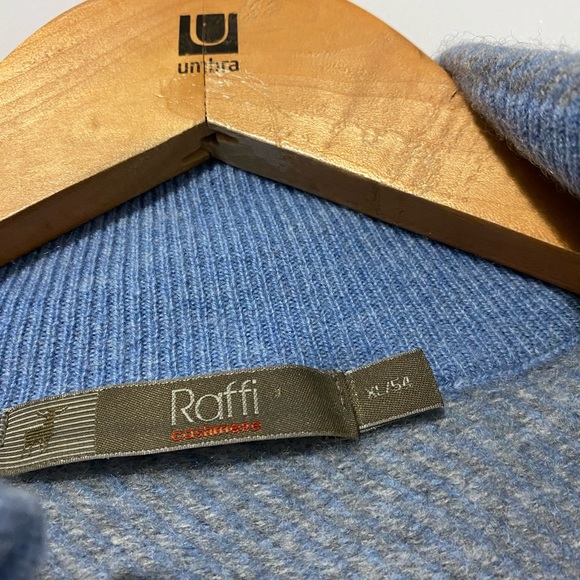 Raffi Cashmere Zip Up Sweater size XL - Picture 4 of 5